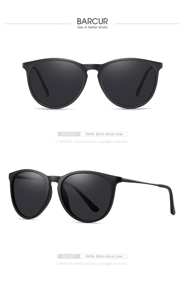 BARCUR Klassische polarisierte Sonnenbrille für Männer und Frauen, unverzichtbar für Outdoor-Fahren, Business-Freizeit-Sonnenbrillen – Detail 15