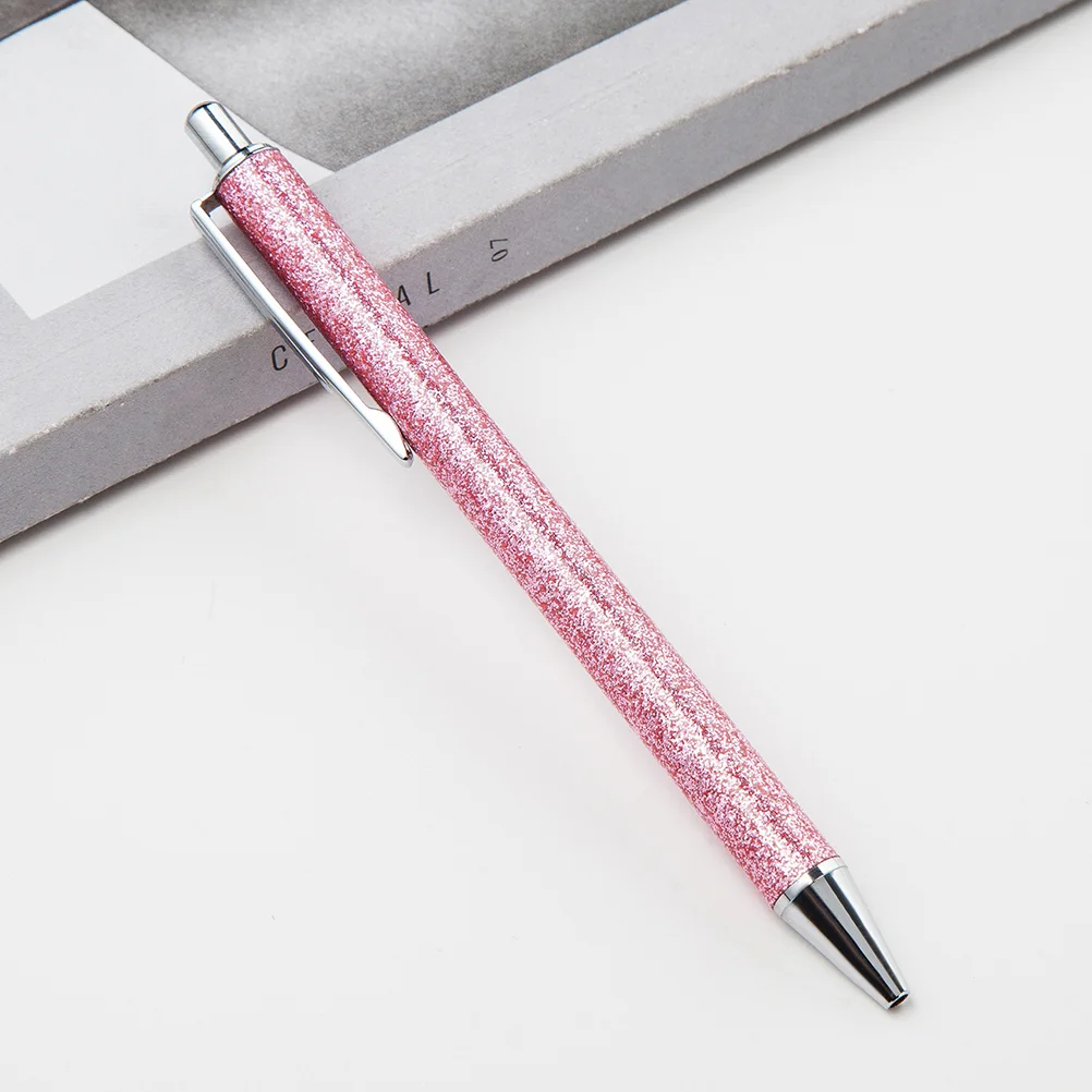 

8pcs Metal Ball Point Pen Click Ballpoint Pen Creative Ball Point Pen