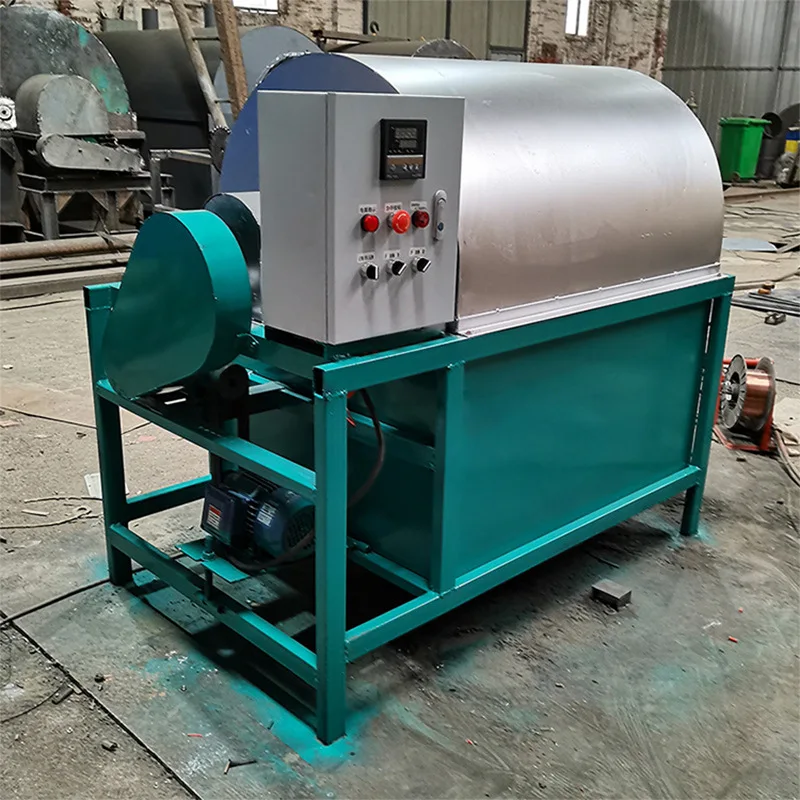 Small commercial fully automatic electric heating dried fruit frying machine multi-function