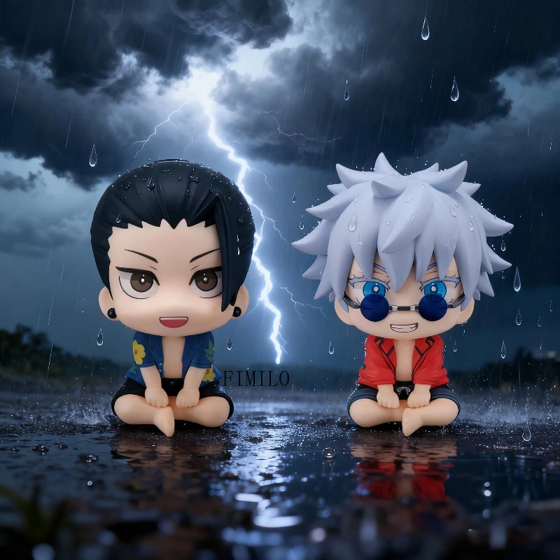 أنيمي نانامي الشكل نظرة Jujutsu Kaisen عمل الشكل GK نانامي كينتو البلاستيكية Q-النسخة نموذج جمع عيد ميلاد اللعب دمية الهدايا