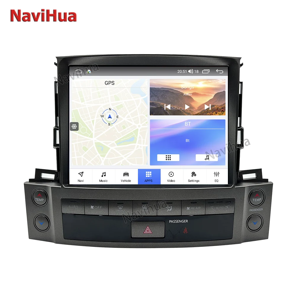 For Lexus LX570 2007 2015 New Android Car Radio Stereo Automotive Headunit Monitor Multimedia GPS Navigation Carplay Upgrade