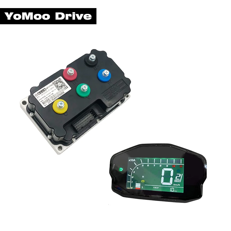 

Programmable Fardriver 5000W 84V 330A ND84530 BLDC Controller with DKD ONE-LIN Signal Speedometer For E-BIke Electric Motorcycle