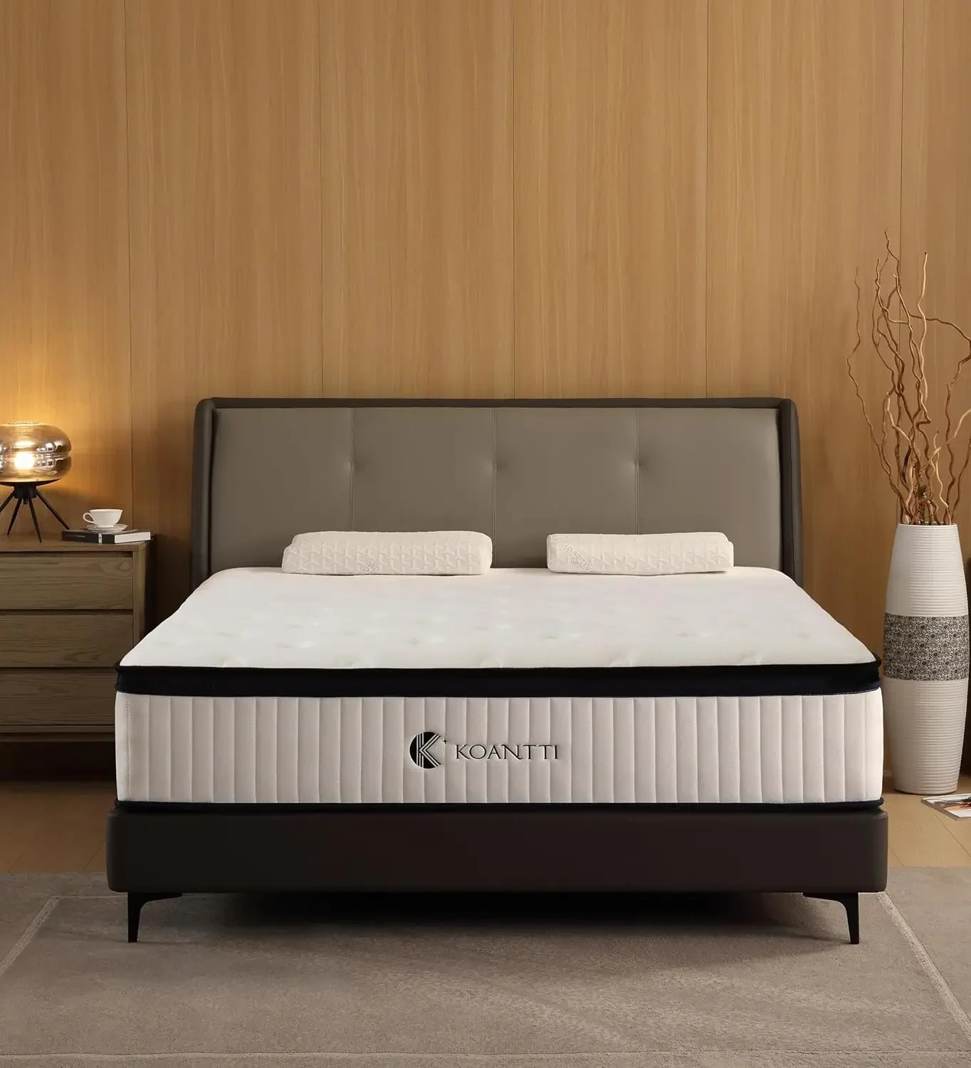 Full Size Mattresses,10 Inch Hybrid Full Mattress in a Box with Memory Foam & Individual Pocket Spring for Edge Support,Pressure