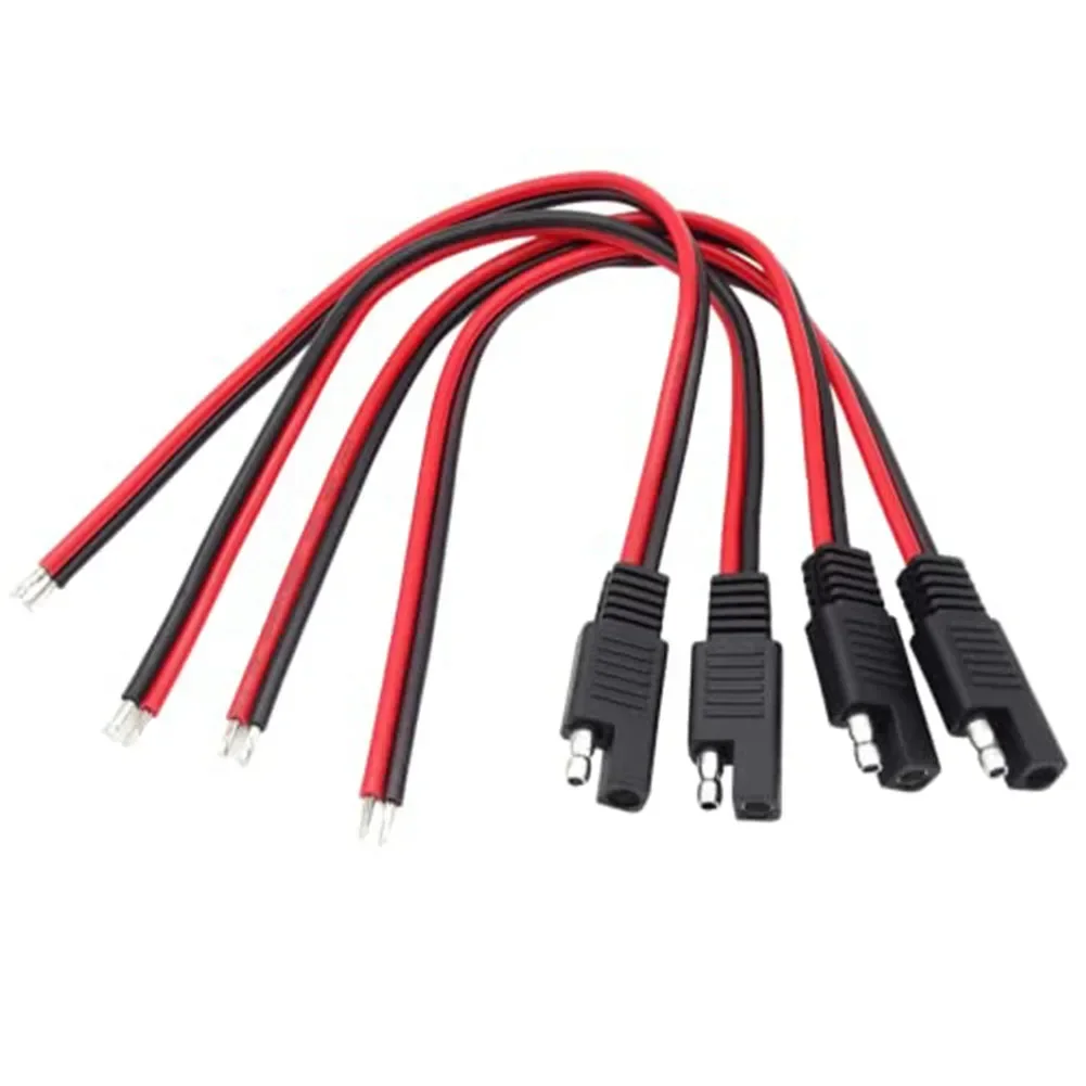4pcs 1 Feet 14AWG SAE Connector Quick Disconnect Plug Extension Cable For Automotive RV Electrical Equipment Accessories ﻿