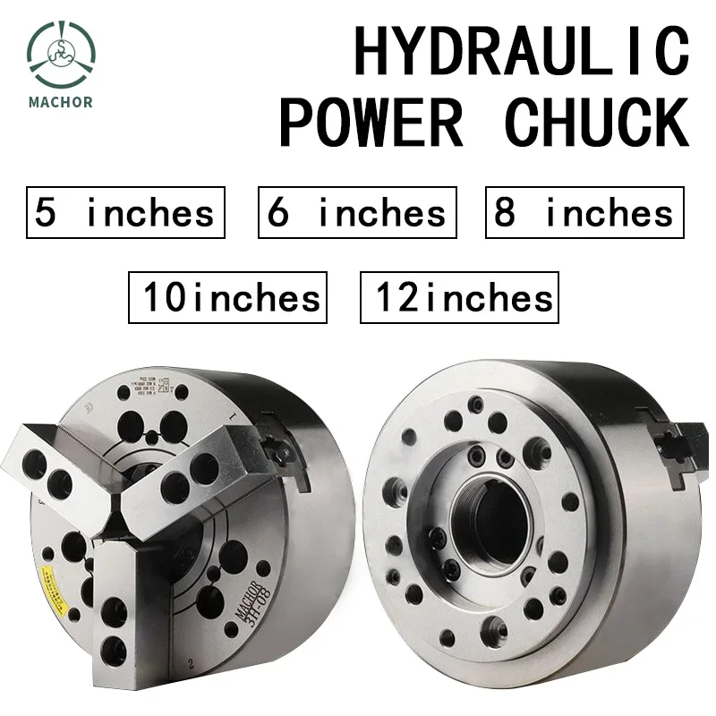 China High Precision Lathe Chuck Lathe High-speed Turning Chuck Hollow Hydraulic Power Lathe Chuck