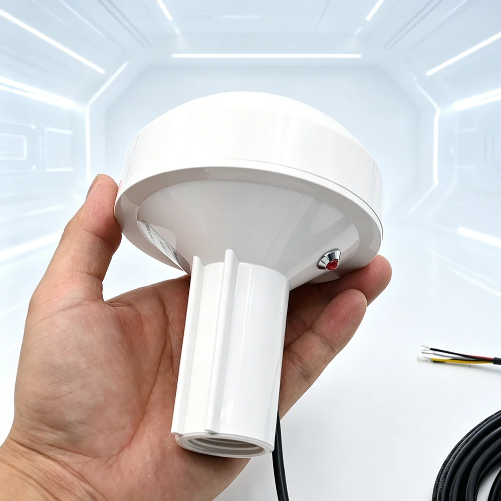 QUESCAN R100L 12V 24V RS232 GPS Receiver NMEA 0183 Antenna GPS GLONASS Galileo BeiDou GNSS Receiver RS232 NMEA0183,38400bps