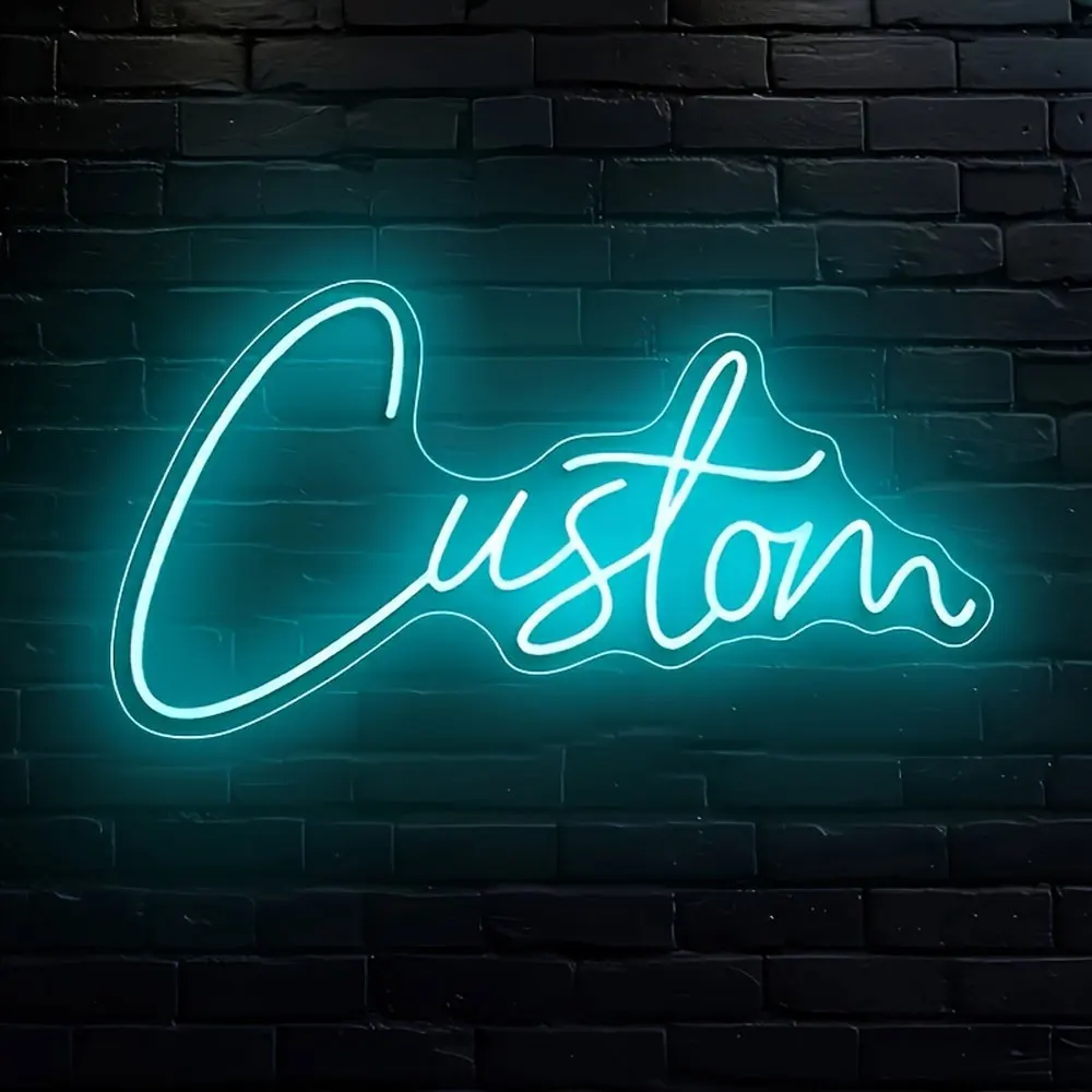 

Custom Neon Sign Personalized Custom Name Logo Wall Decor Neon Led Light For Store Wedding Happy Birthday Party Bar Christmas