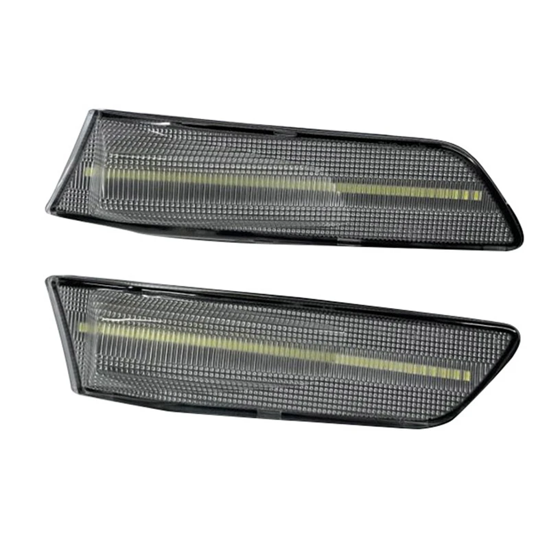 1Pair 2-In-1 Sequential LED Fender Side Marker Lamp For-Nissan Skyline 350GT Infiniti G35 2D 02-07 Turn Light