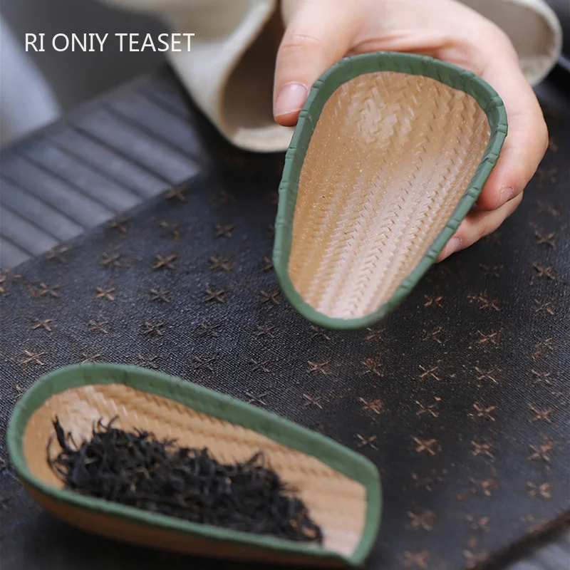 Chinese Yixing Purple Clay Tea Pet Creative Handmade Zisha Teaspoon Desktop Ornaments Crafts Tea Set Accessories Decoration