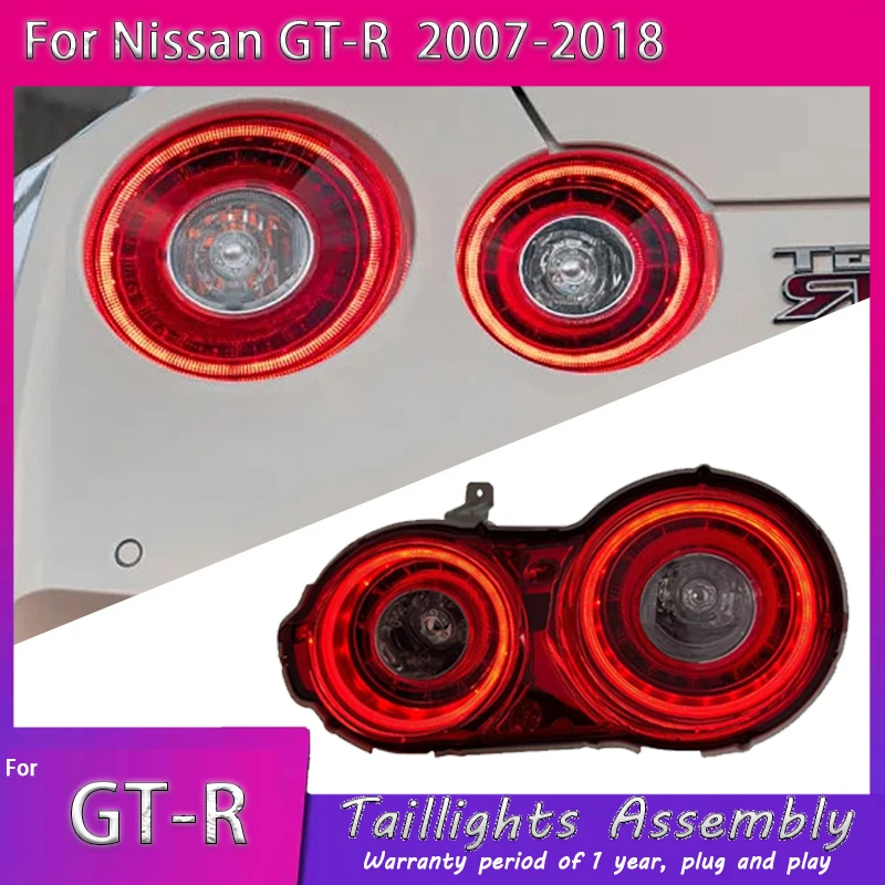 

Задний фонарь для Nissan GTR LED, аксессуары для автомобиля R35, комплект задних фонарей, 2008-2023, модифицированные автоаксессуары