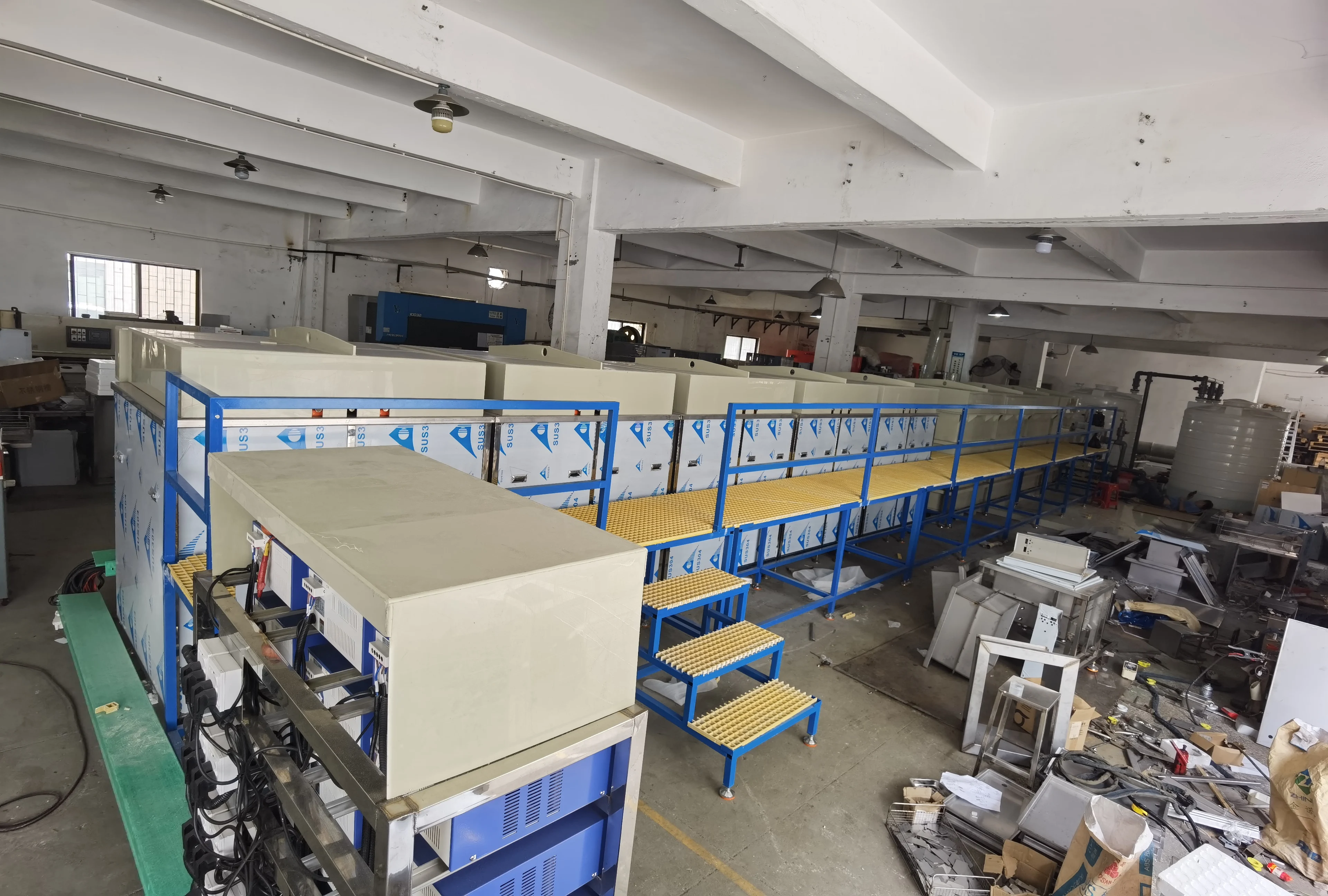 Customizable Stainless Steel  Lifting Soaking Tank 121L-670L Commercial Cookware Oven Filter High Temp Degreasing Tank