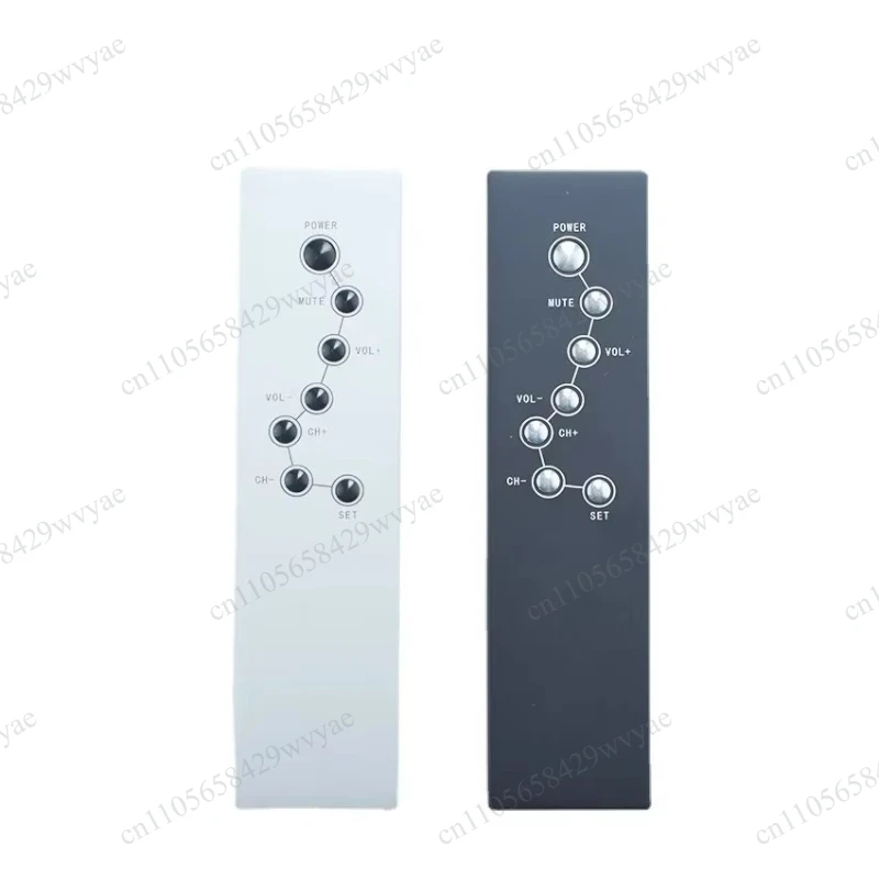 Aluminum Alloy Universal Infrared Remote Control 7 Keys for DAC Amplifier CD DVD TV Set-top Box