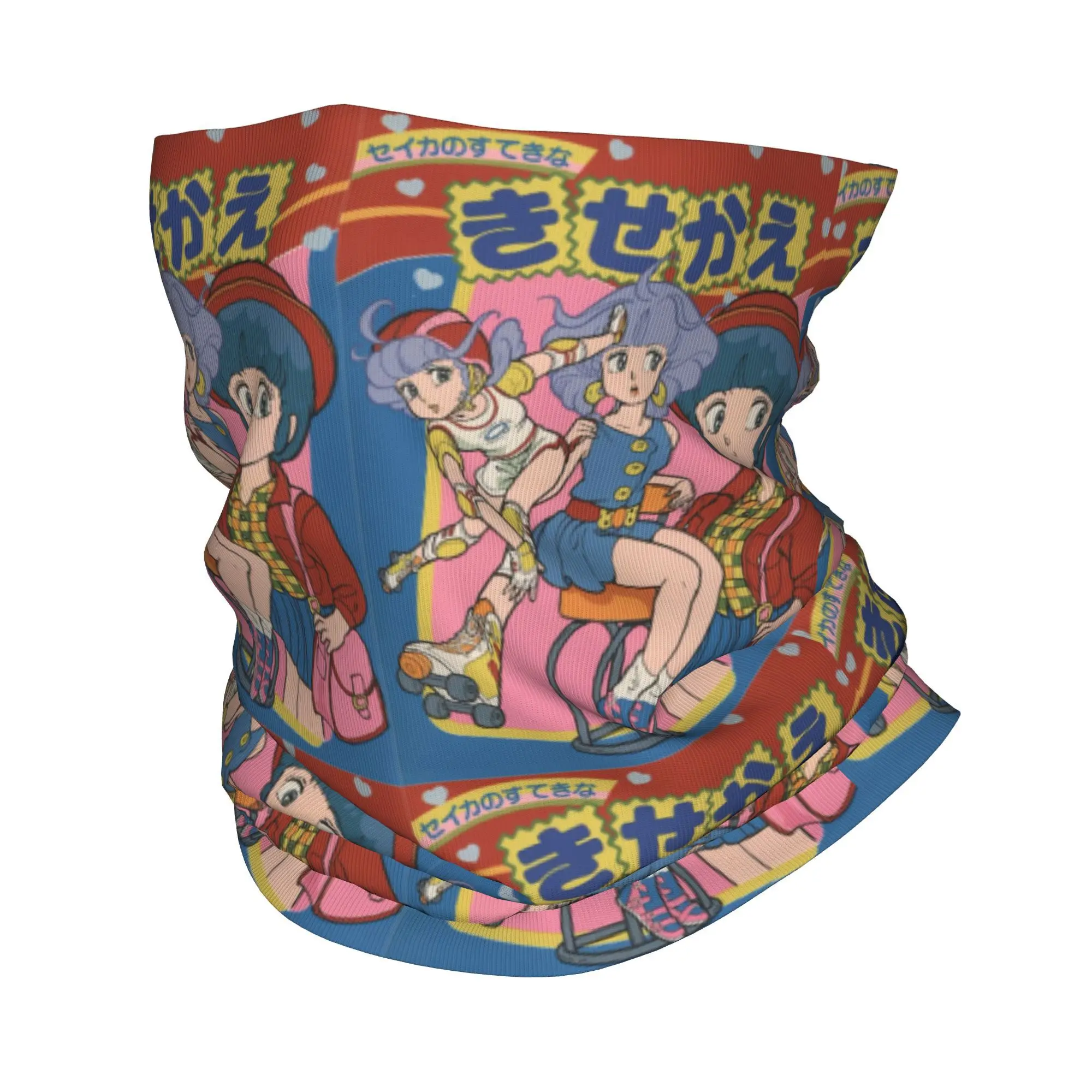

Creamy Mami Japanese Anime Bandana Neck Gaiter Printed Wrap Scarf Multi-use Headwear Hiking Fishing For Men Women Adult Winter