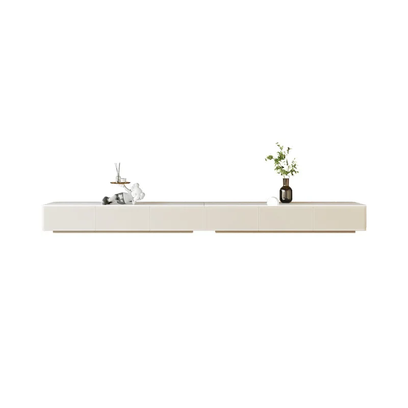 

Light luxury TV cabinet coffee table combination Nordic modern simple size apartment living room household rectangular