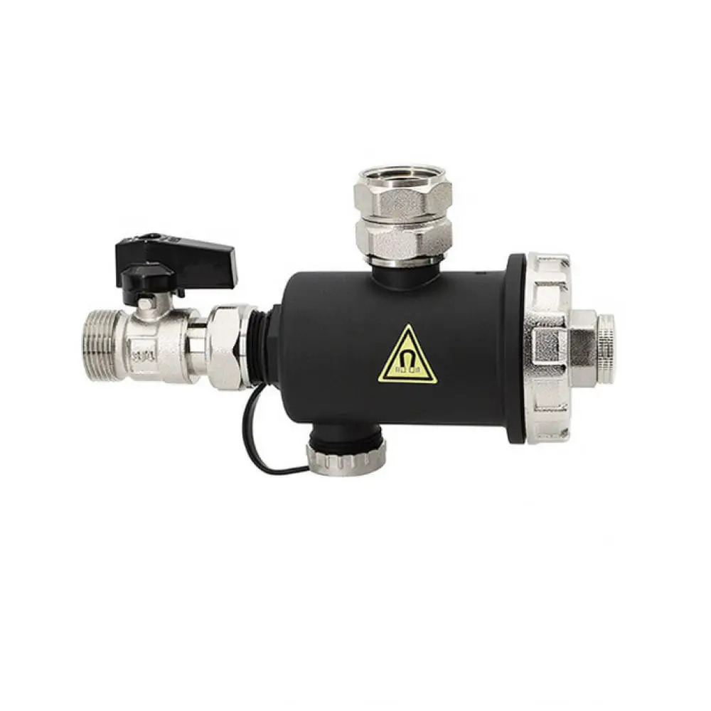 Magnetic System Filter For Heating Boiler Brass Inline Water Pre Filter Rust Sludge Remover Maintenance Components