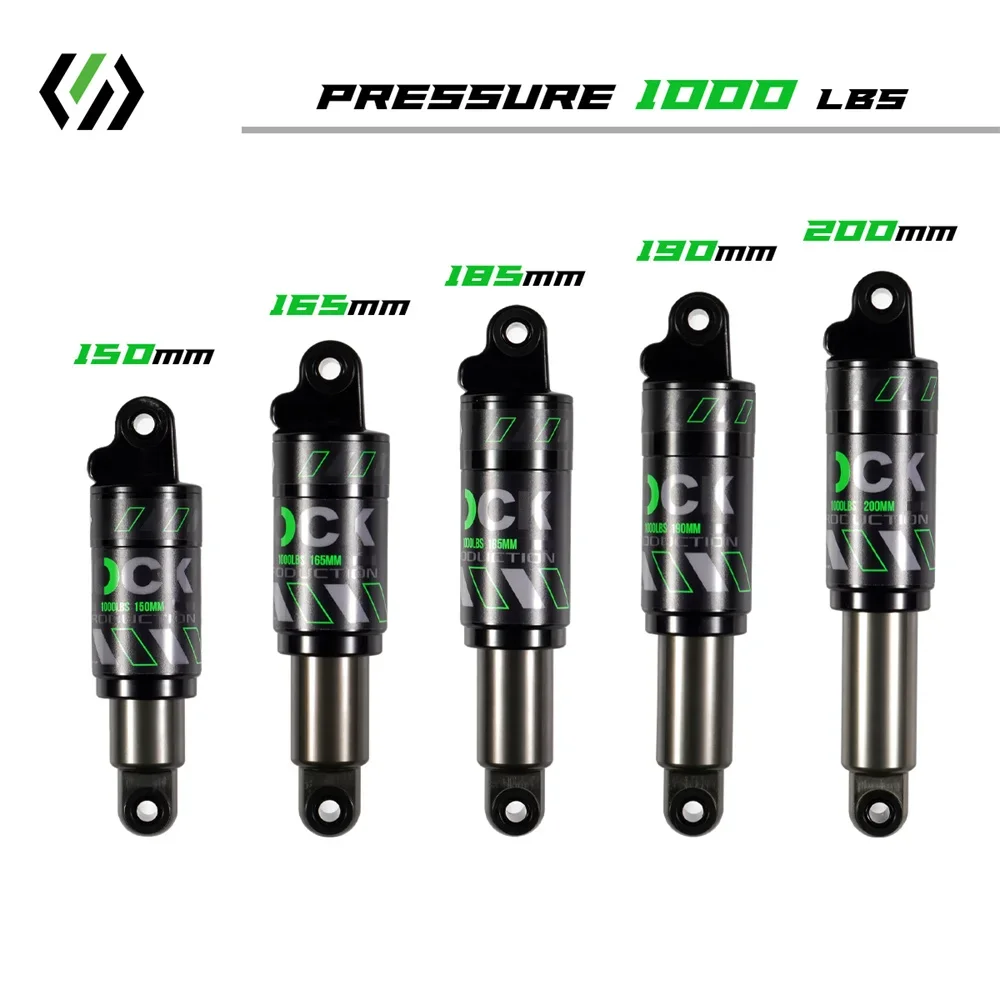 MTB Achterdemper 190 Mm – 1000 Lbs, Aluminium, Hydraulisch Veersysteem Voor Mountainbike