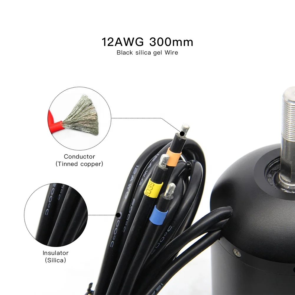 3000rpm Waterproof motor 24V 48V Efoil hydrofoil board electric surfboard kayak high power underwater propeller