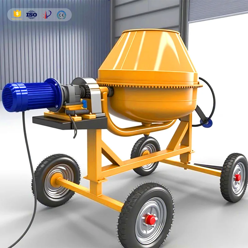 

Small Portable Mini Electric Mobile diesel Price Machine Cement Mixer Concrete