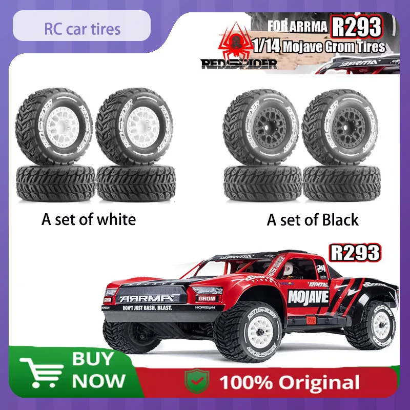 

ARRMA 1/14 MOJAVE GROM Accs Tire Mini Mojave short truck remote control with 4 tires Remote control car accessories car model