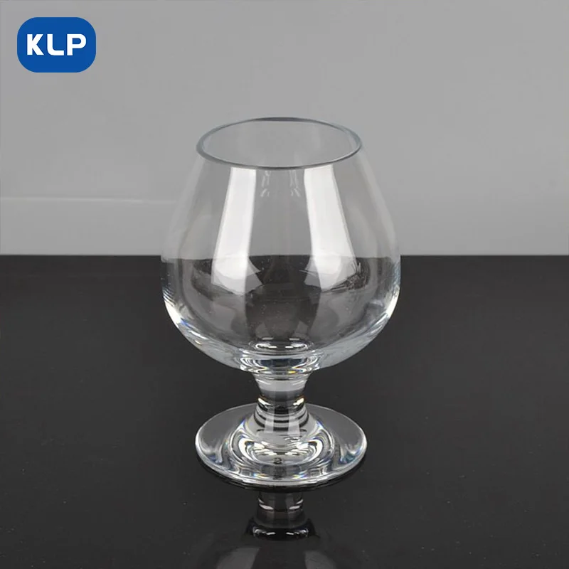 KLP 1pcs Lead free glass brandy stemmed tall wine glass, domestic or commercial, can be used for foreign wine, whisky, brandy