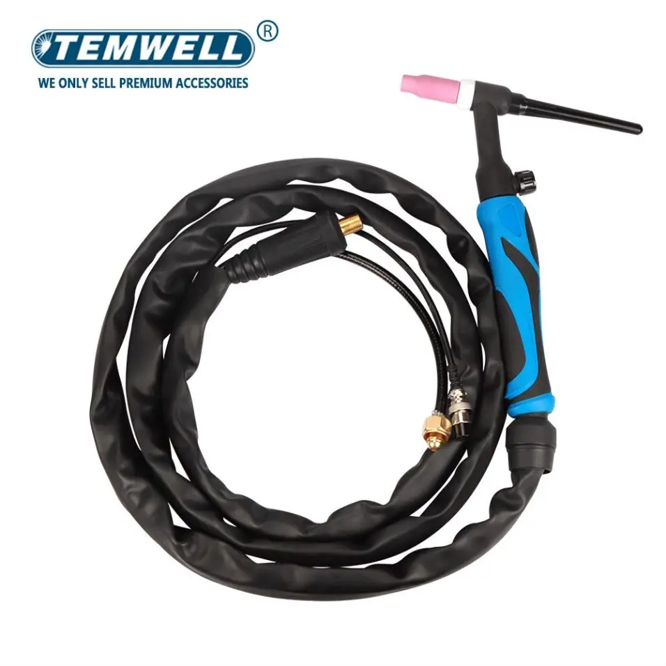 TIG Torch WP26 4m 13ft GTAW Gas Tungsten Arc Welding Gun WP-26 Argon Air Cooled TIG Welding Torch