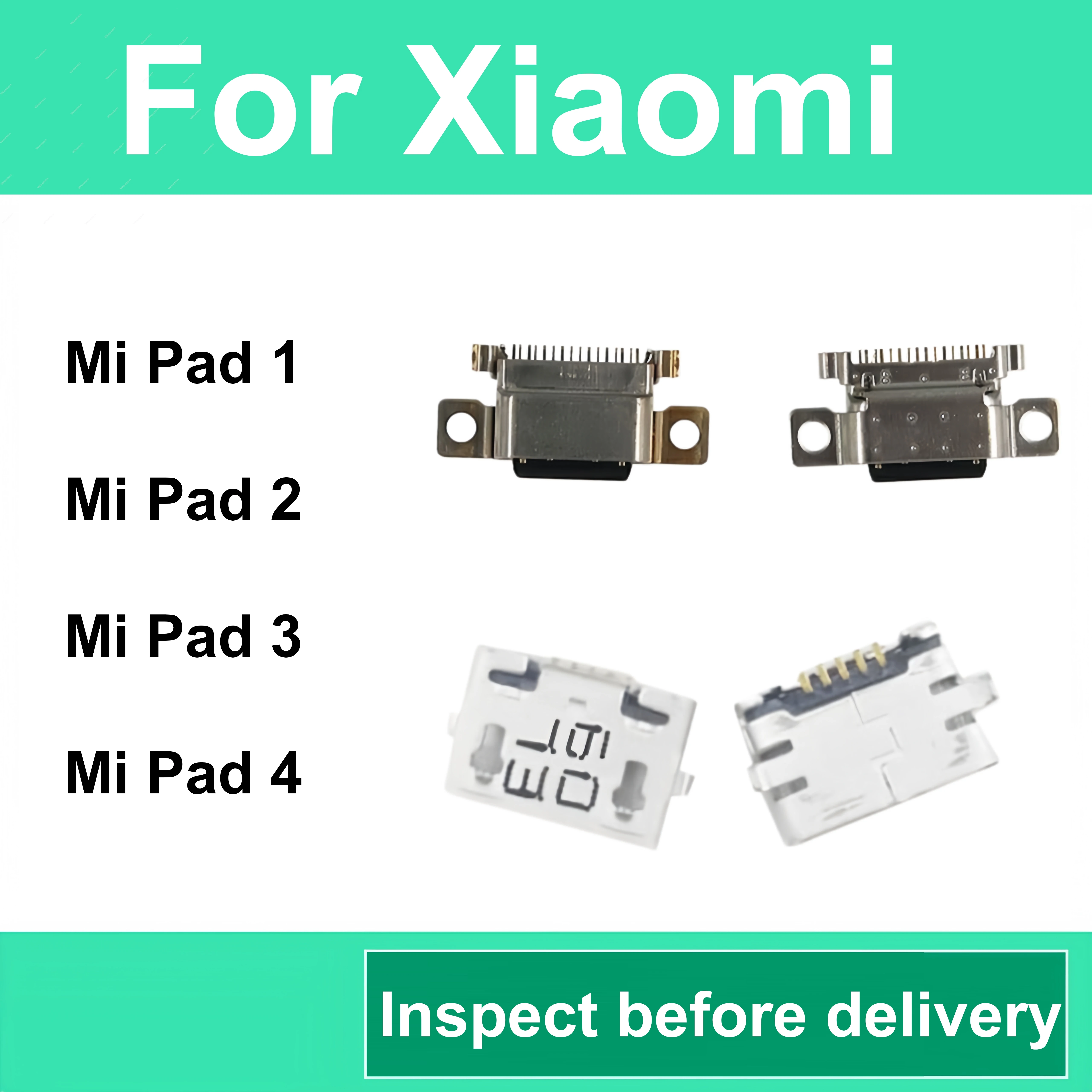 High Stability Charging Port Connector For Xiaomi Mi Millet Flat Pad 1 2 3 4 Smartphone Durable Material Power Delivery Parts