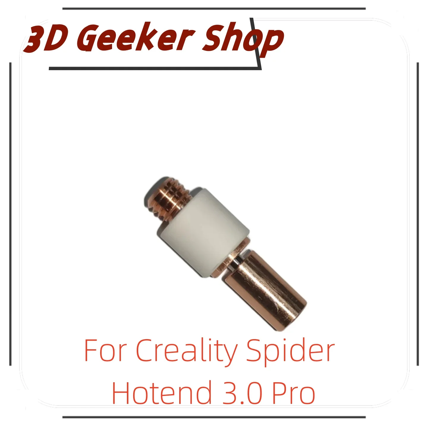 3D Geeker tubo gola in lega di titanio bimetallico Heatbreak compatibile con Creality All Metal Spider Hotend 3.0 Pro