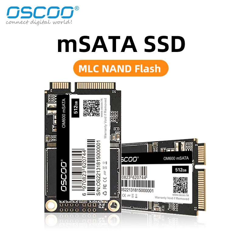 

OSCOO MSATA SSD 2TB SATA III 6Gb/s Internal Solid State Drive Mini Hard Disk(30 X 50mm) for Ultrabook Desktop PC Laptop