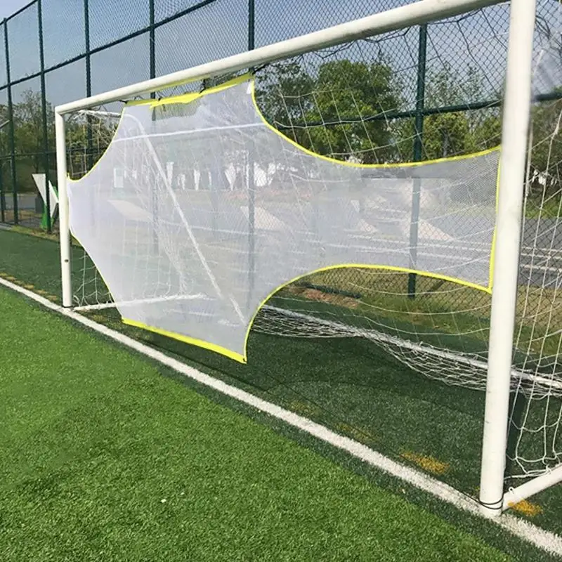 Soccer Goal Target Net Professional Soccer Nets For Backyard Portable Carry Bag Weatherproof Soccer Training Equipment For Kids