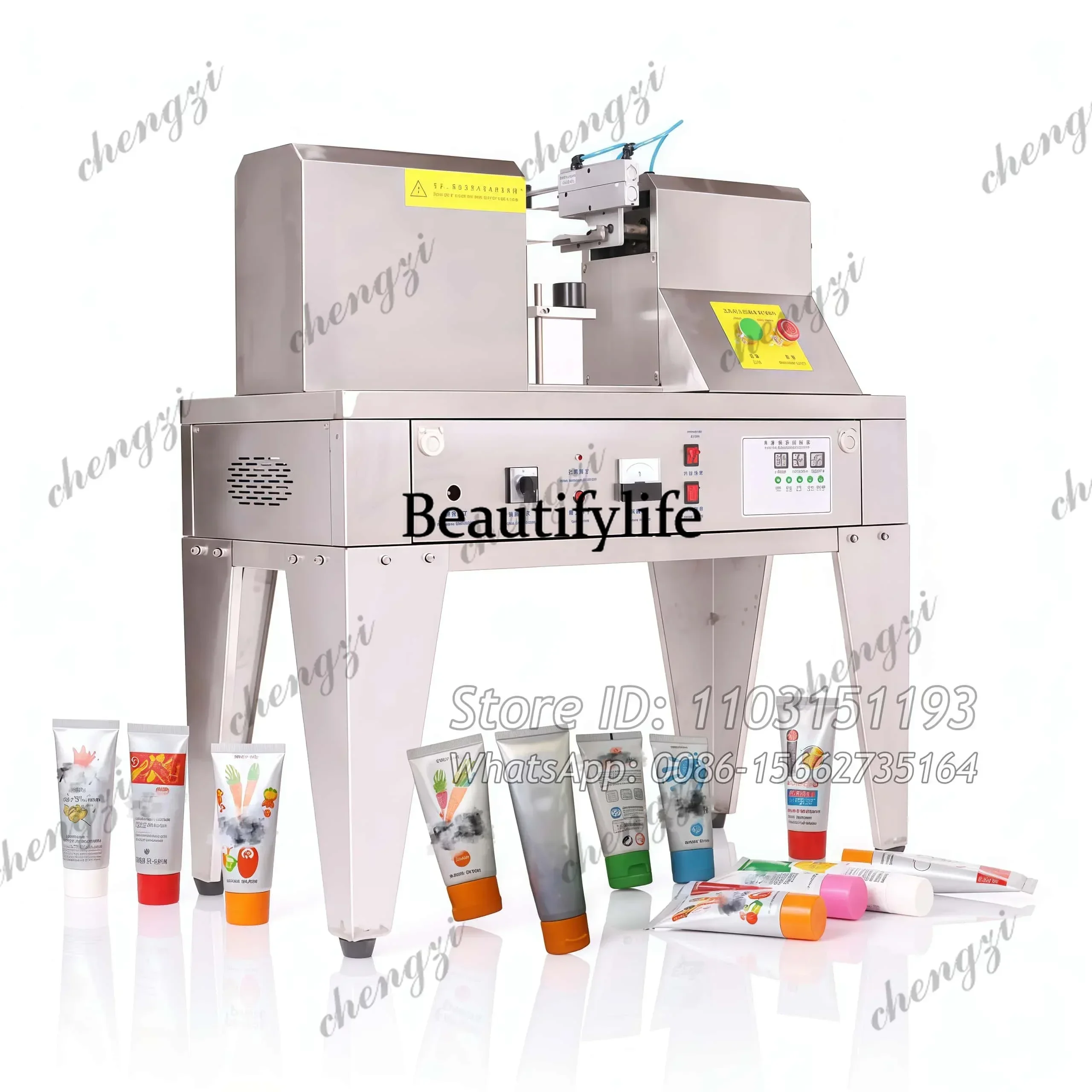 Ultrasonic Soft Toothpaste Cream Sunscreen Cosmetic Tube Sealing Machine For Cosmetic Lotion Moisturizer Acne Plastic Tubes
