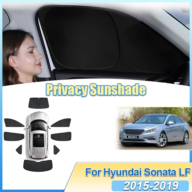 

Для Hyundai Sonata LF 2015 2016 2017 2018 2019 автомобильный солнцезащитный козырек с защитой от ультрафиолета, козырек для окон, черная накладка, аксессуары для лобового стекла