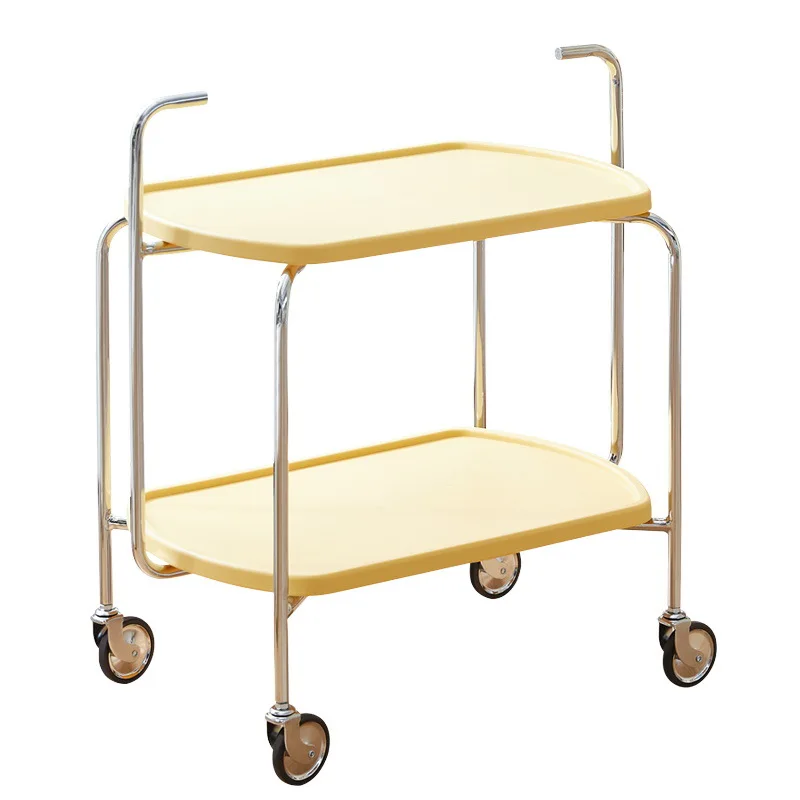 

Medieval movable side few, small apartment simple belt wheel, trolley, shelf, cream food truck