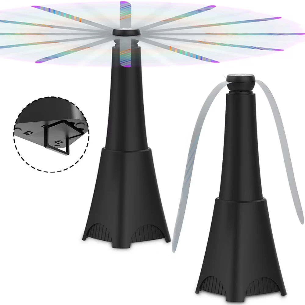 Pack of 1 Portable Fly Protection Fan Mosquito Repellent Fan Without Using Chemicals Fly Fan for Flying Scaring for Restaurant