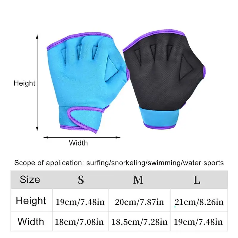 Schwimmhandschuhe für Herren, Wasserhandschuhe, Wasserhandschuhe, Gummihandschuhe, Tauchausrüstung, zur Unterstützung des Oberkörpers, wasserabweisend