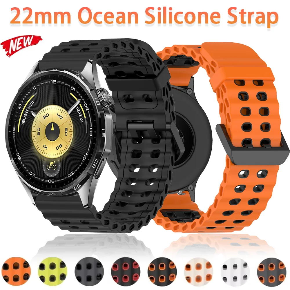 22Mm Ocean Silicone… - image