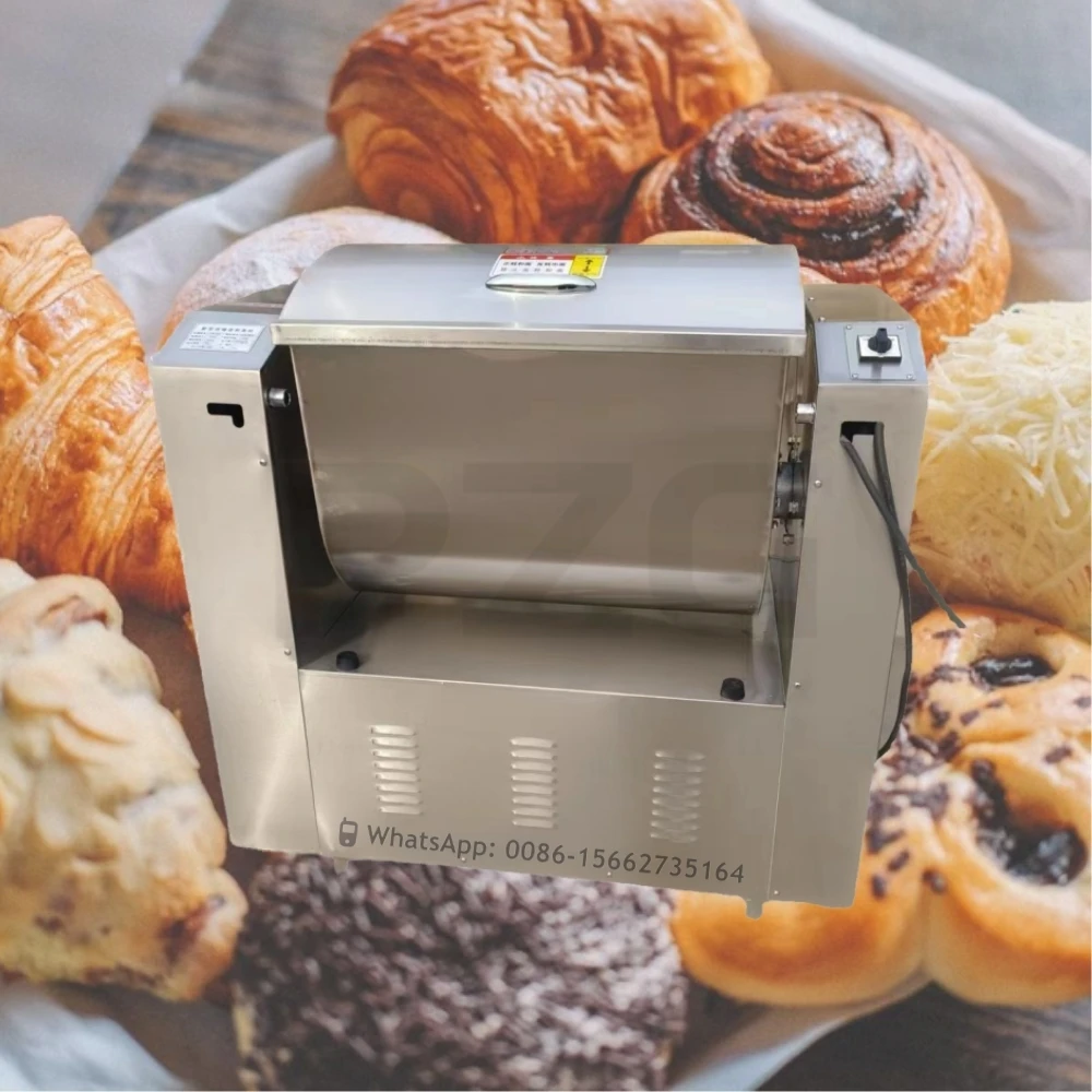 

Vertical Double Speed Commercial Spiral Bread Dough Mixer Pizza Dough Kneader Automatic Flour Mixing Kneading Machine