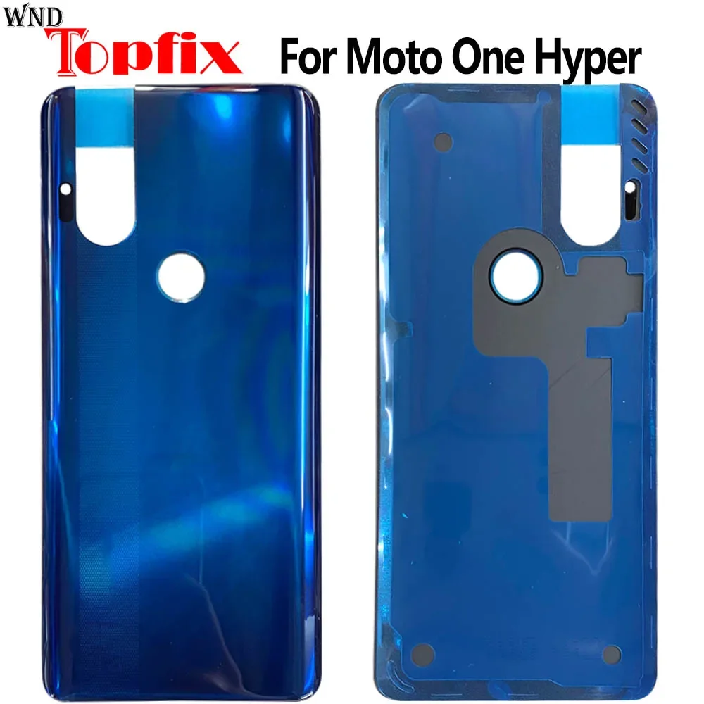 

New Cover For Motorola Moto One Hyper Back Battery Cover Door Rear Glass Housing Case One Hyper Battery Cover Housing