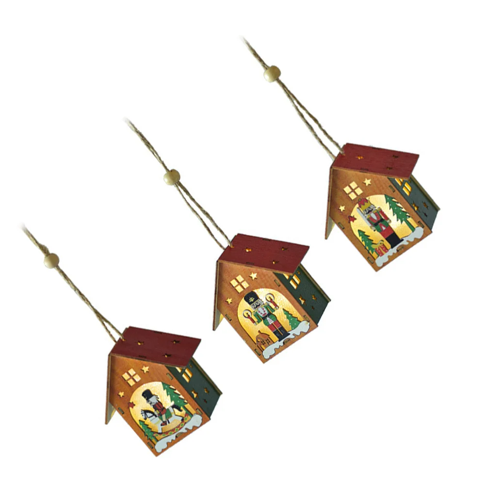 

Wooden Walnut Soldier Pendant Nutcracker Pendants Tree Decoration Christmas Ornament