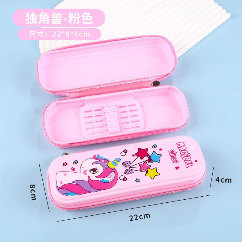 Elementary school pencil case, boys' large capacity multifunctional pencil case, girls' pencil case, cartoon pencil case