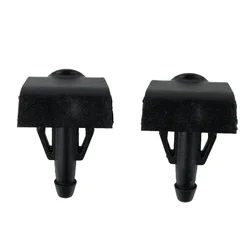 Windshield Washer Nozzles Auto Accessories New Black Plastic Metal For Nissan TIIDA Car Windscreen Wiper Water Spray Nozzle Jet