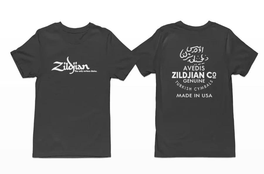 Zildjian Turkish Graphic Classic T-Shirt Größe S-3XL Herren-T-Shirt Schwarz Lässiges Baumwoll-T-Shirt mit Rundhalsausschnitt – Detail 2