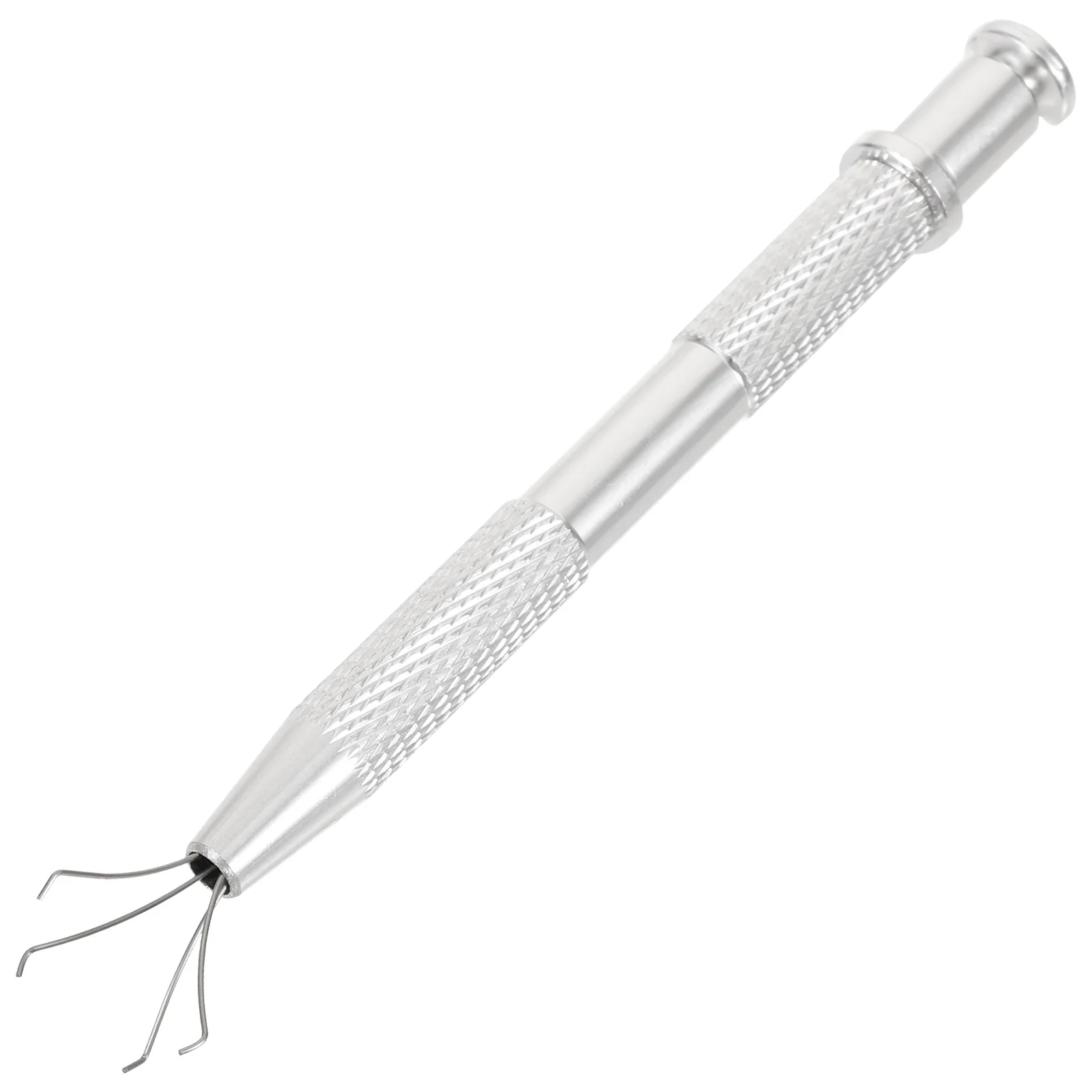 

Grab Grab Pen Nail Tool Rhinestone Picker Stainless Steel Compact Bead Grabber Jewelry Tool Gemstone 4 Claw Pickup Versatile
