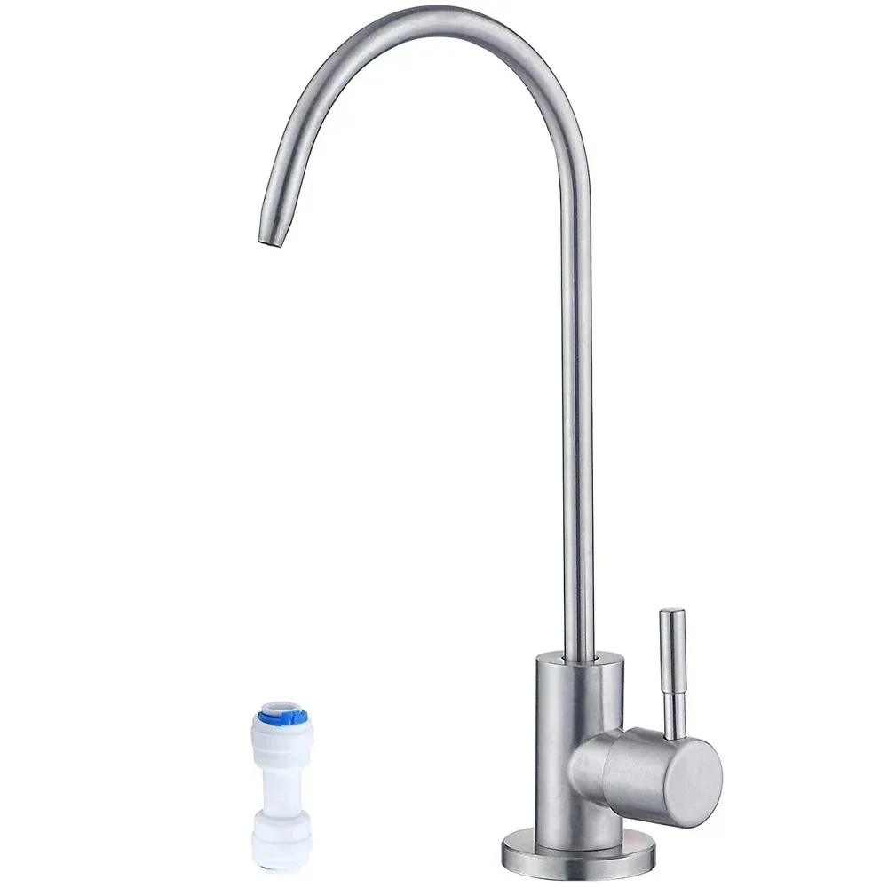 Water Filter Faucet, Lead-Free Purifier Filtered Faucet Fits Reverse Osmosis Units or Water Filtration System Kitchen RO Faucet gallery 3