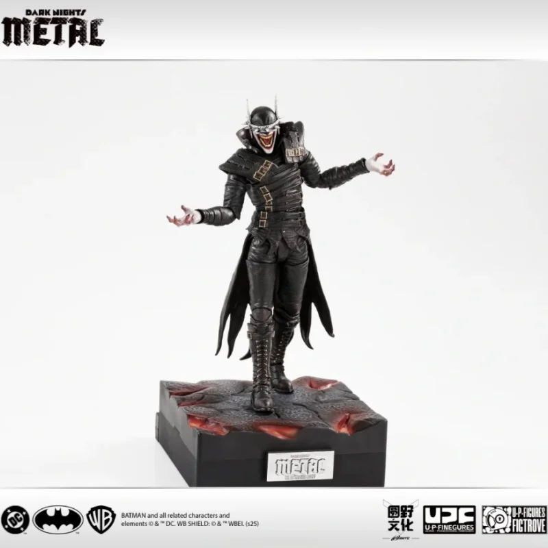 Original nuevas noches oscuras: Death Metal el Batman que ríe Bruce Wayne Anime figura de acción juguetes coleccionables regalos modelo