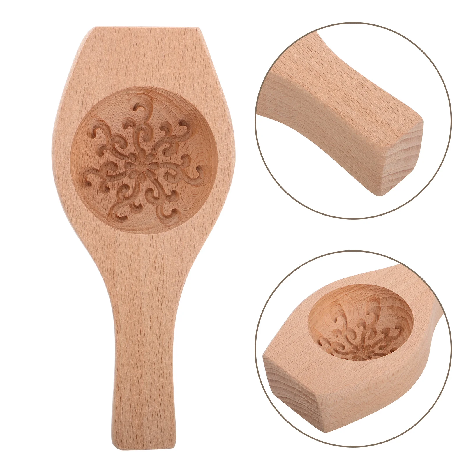 

Wooden Pastry Set For Steamed Buns Dumplings Cookies Desserts Flower Shape Press Tool Handcrafted Baking Mold For Pumpkin Pies