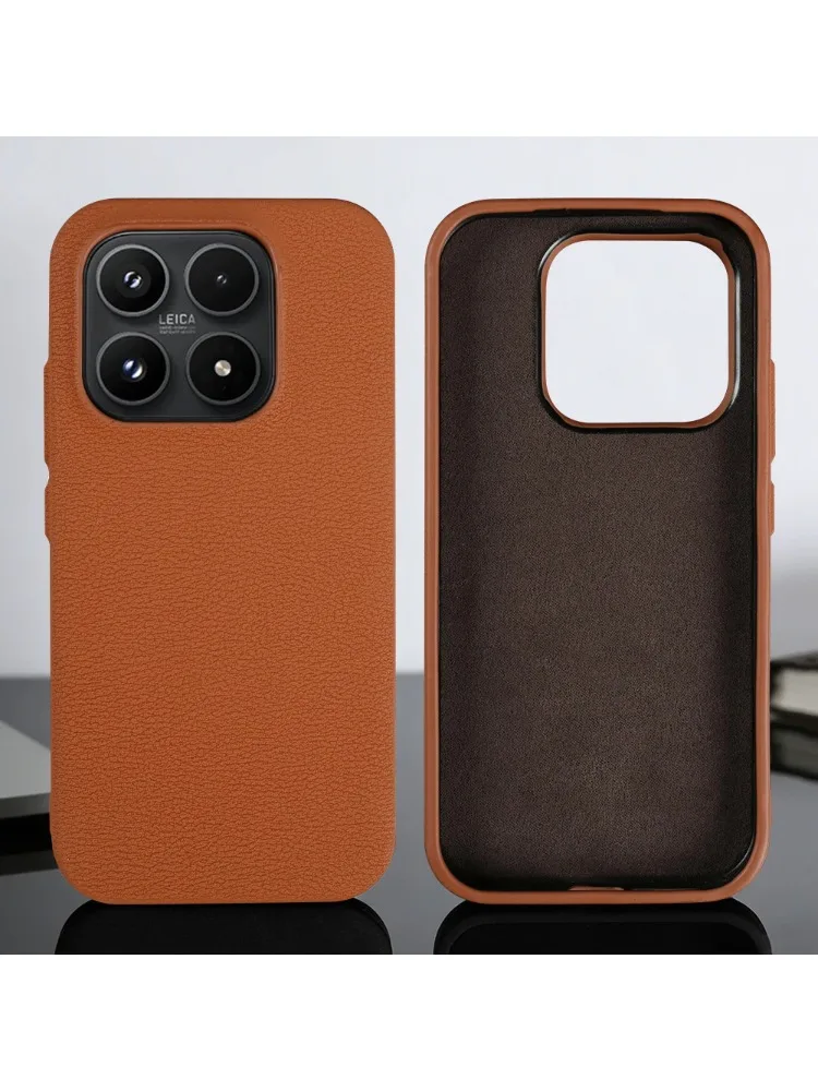 Wysokiej jakości skórzane etui do telefonu Xiaomi 17 Ultra 15 13 12 Lite 12x 12s 13T 14T 15T 17T 17 18 Pro Max, tylna obudowa, coque, funda. — zdjęcie produktu 7
