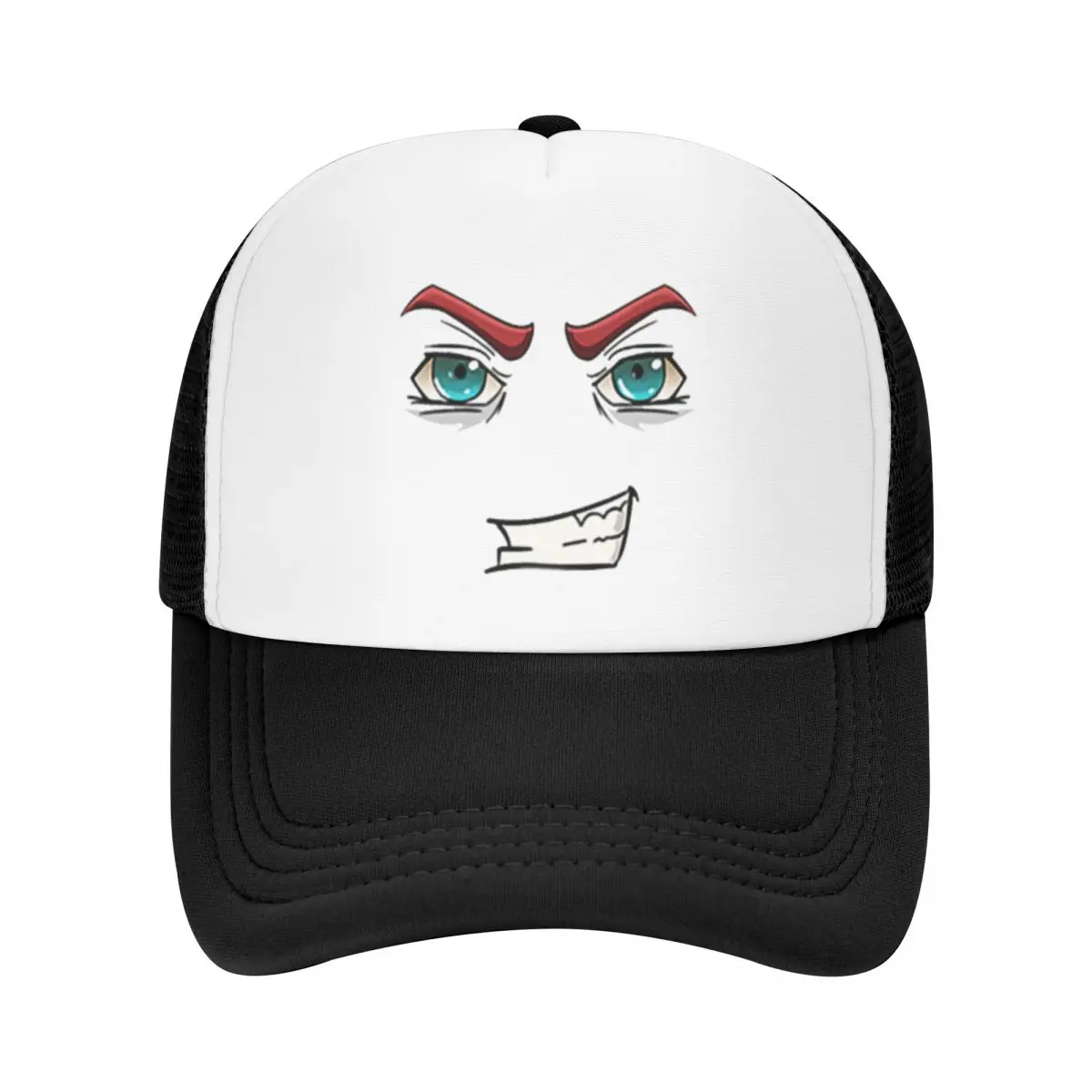 

Robot Anger Face Anime Cap Cool Mesh Baseball Cap Mens Adult Snapback Caps New Trend Street Dance Hats