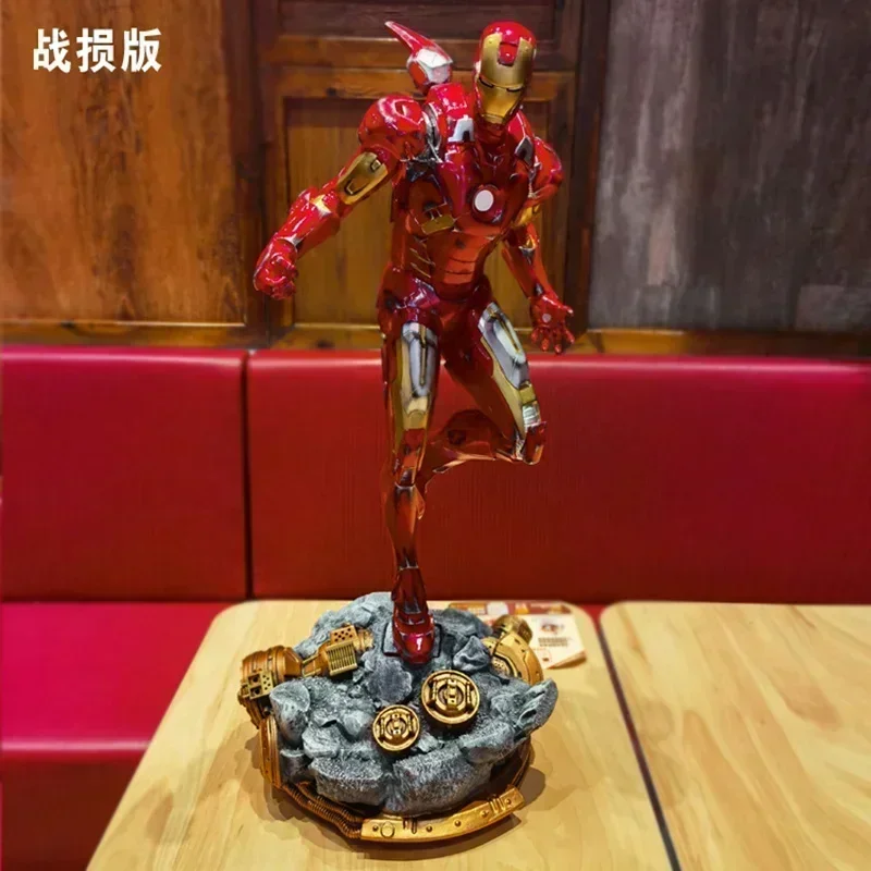 

Hot Iron Man Handmade Mk7 Model Of The Avengers Marvel Around The Large Resin Statue Display Creative Gifts