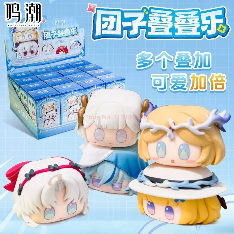 جديد حقيقي Goodsfun Wuthering موجات زلابية التراص صندوق أعمى مو حبة دمية Cartethyia صندوق غامض Jiyan Cantella اللعب هدية #6