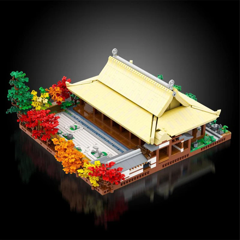 4286PCS MOCZen Temple Miniature Landscape Modular Building Collection Series Birthday Gift Decompression Building Blocks